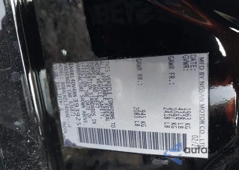 2024 Nissan Altima Sv Fwd from USA, damaged, VIN 1N4BL4DV4RN393925